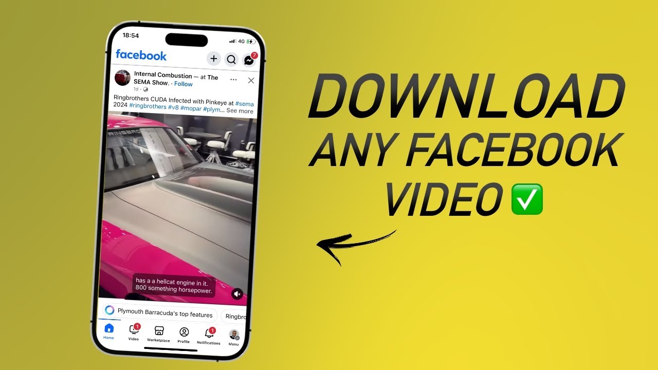 How to Download a Video from Facebook? (on Mobile Device or Desktop)